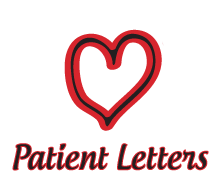 Patient letters title graphic.